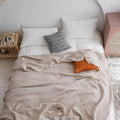 Cotton Waffle Bed Throw Blankets