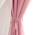 Double Layers Star Hollow Out Blackout Curtains