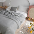 Cotton Waffle Bed Throw Blankets