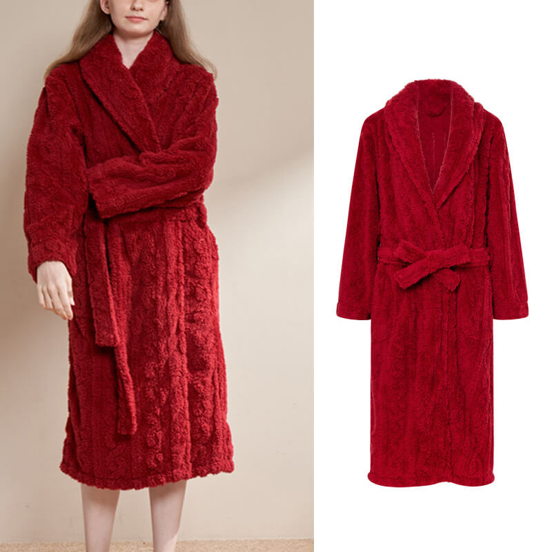 Plush Bathrobe for Women