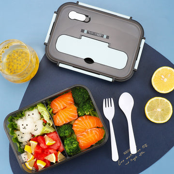 Leakproof Bento Lunch Box for Adults and Kids with Tableware