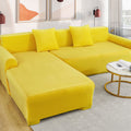 Thick Velvet Plush Sectional Corner Sofa Covers