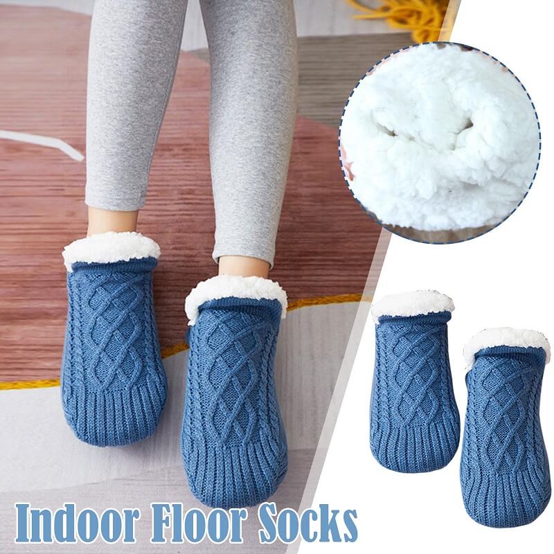 Fleece Thickening Floor Slipper Socks