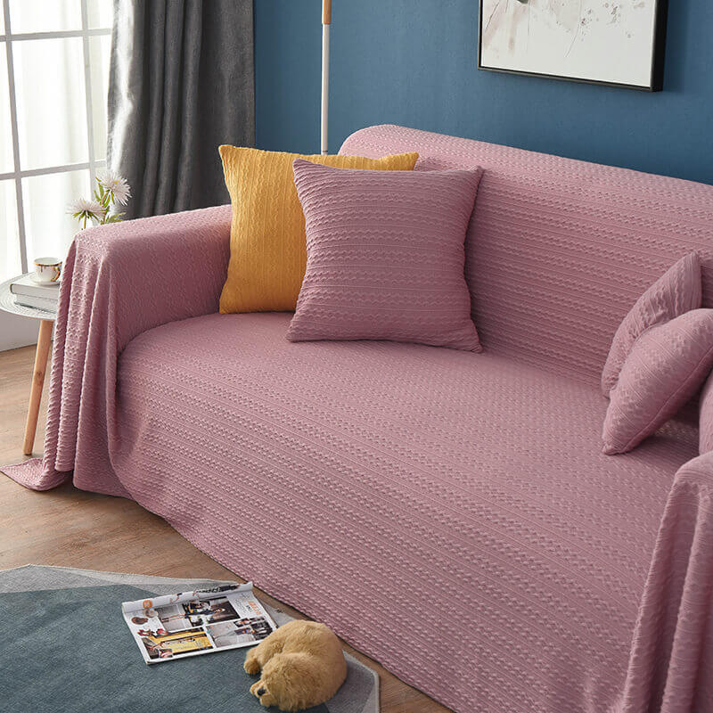 sofa blankets-pink